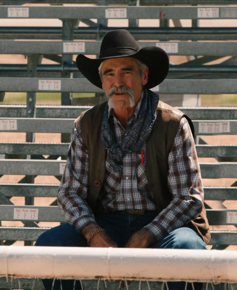 Yellowstone Lloyd Pierce Forrie J.Smith Leather Vest