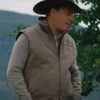 Yellowstone Ranch Brown Fleece Vest