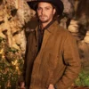 yellowstone kayce dutton brown waxed cotton jacket front image