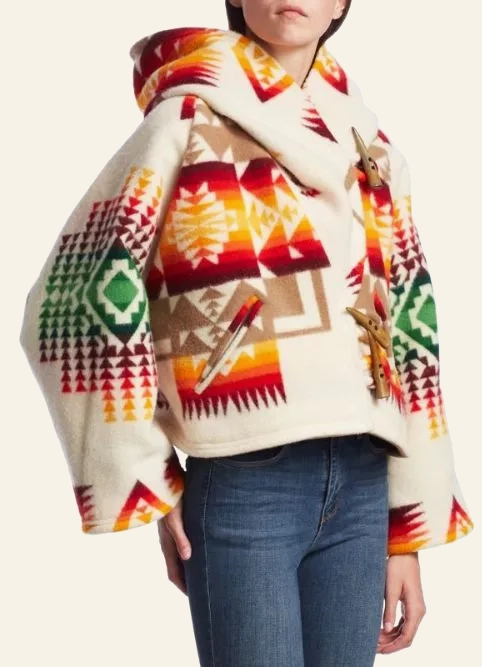 Beth Dutton Printed Cropped Cloak (3)