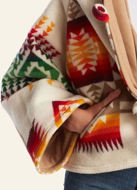 Beth Dutton Printed Cropped Cloak (4)