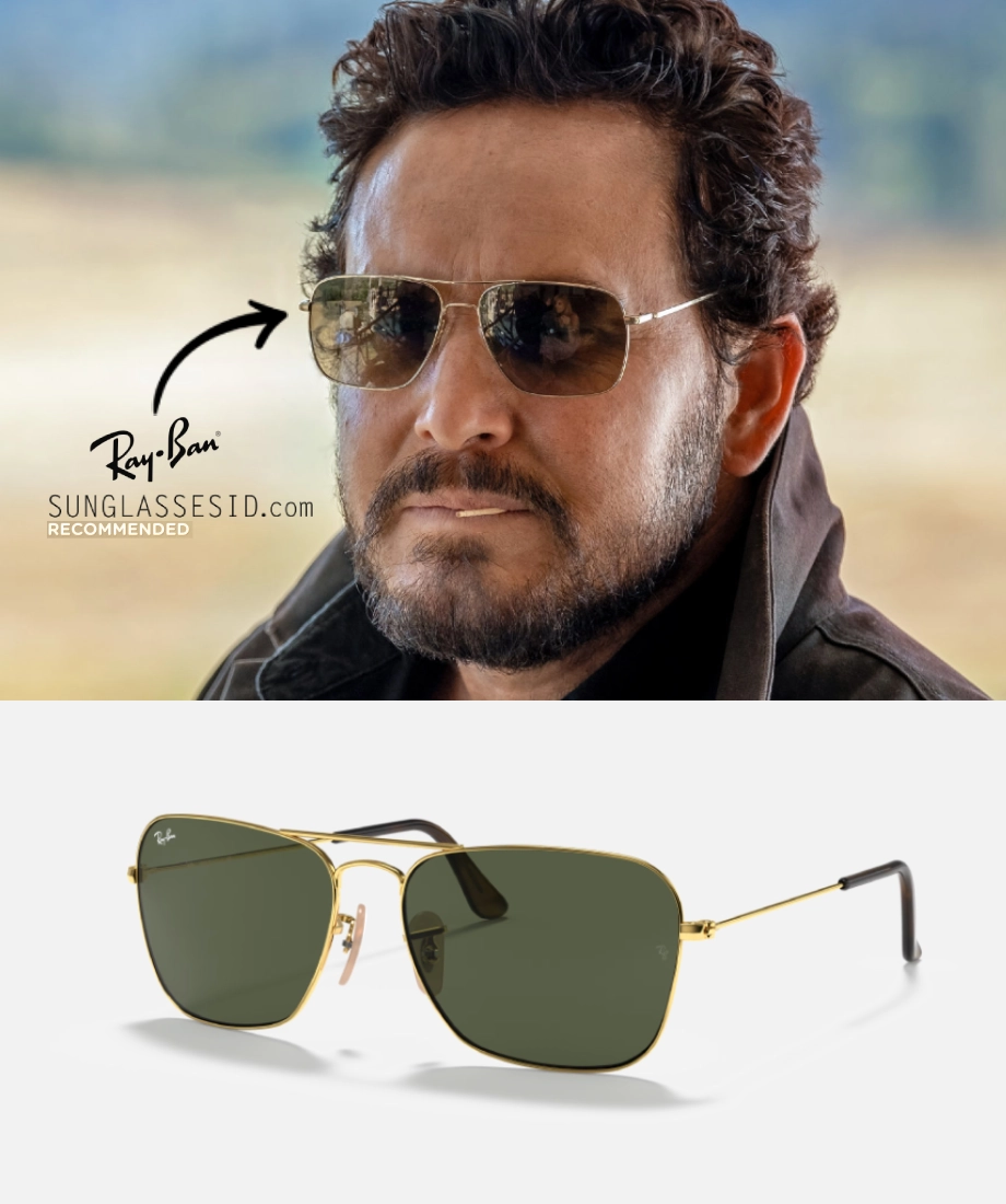 Yellowstone Rip Wheeler Ray-Ban Square Aviator Sunglasses
